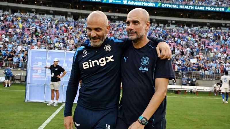 Kedekatan Pep Guardiola dan Enzo Maresca