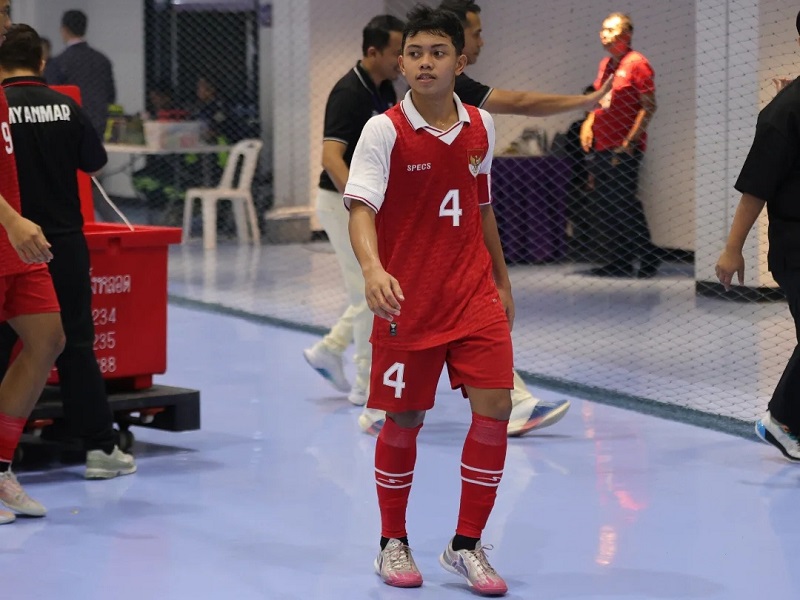 RAIH PRESTASI : Akmal Nashrur Rizqi, remaja asal Desa Kedawung, Kecamatan Pejagoan dipercaya sebagai kapten Timnas Futsal Indonesia U-16 pada ajang Asean U-16 Boys Futsal Champhionship di Thailand.