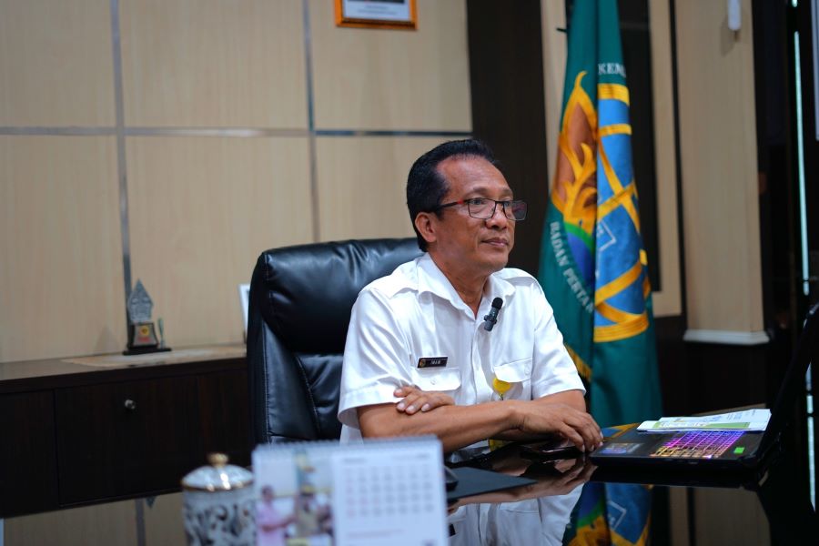 PEMIMPIN INOVATIF: Kepala Kantor Pertanahan BPN Kabupaten Sleman Imam Nawawi.