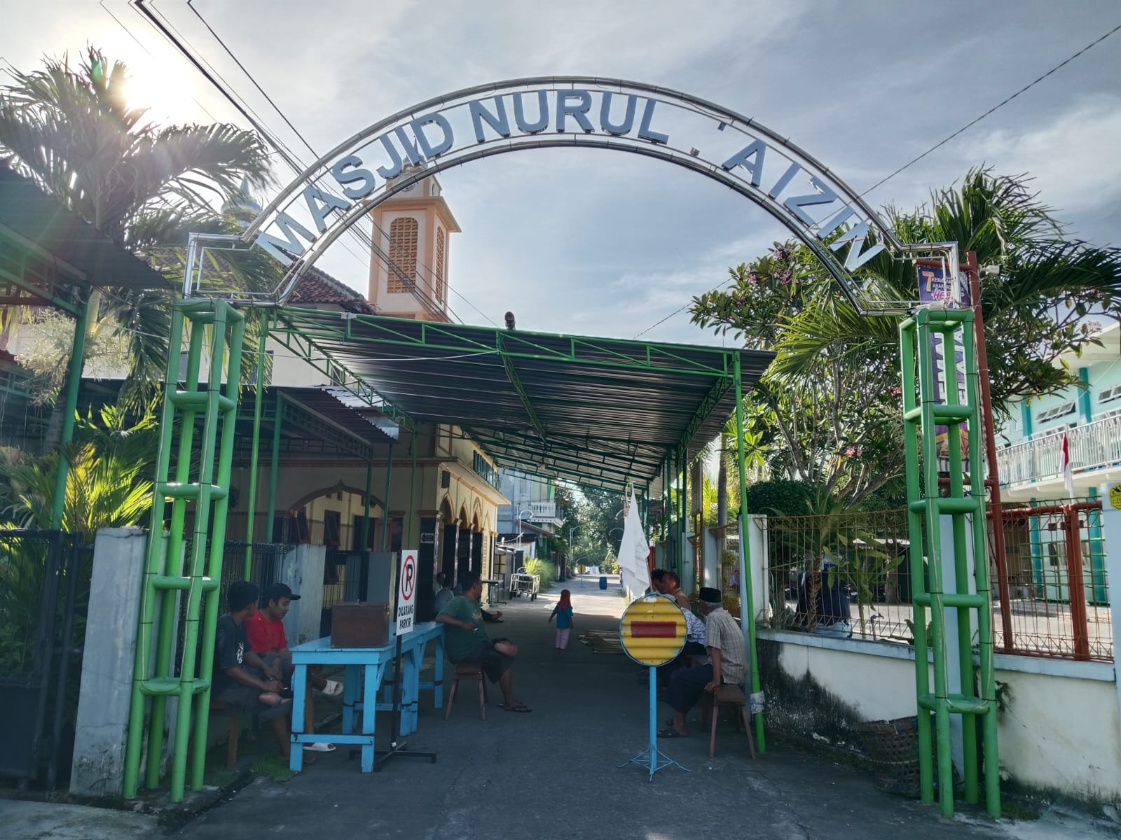 Kondisi Masjid Nurul Faizin, tempat jenazah Mbah Pri disemayamkan