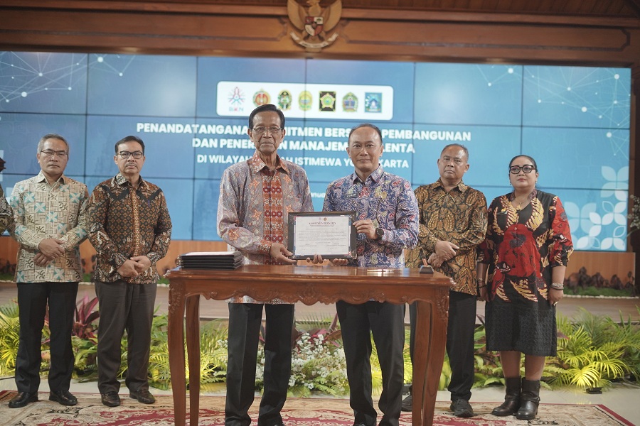 Pemprov DIY mendapatkan penghargaan atas penerapan metode manajamen talenta dalam pengisian beberapa jabatan.