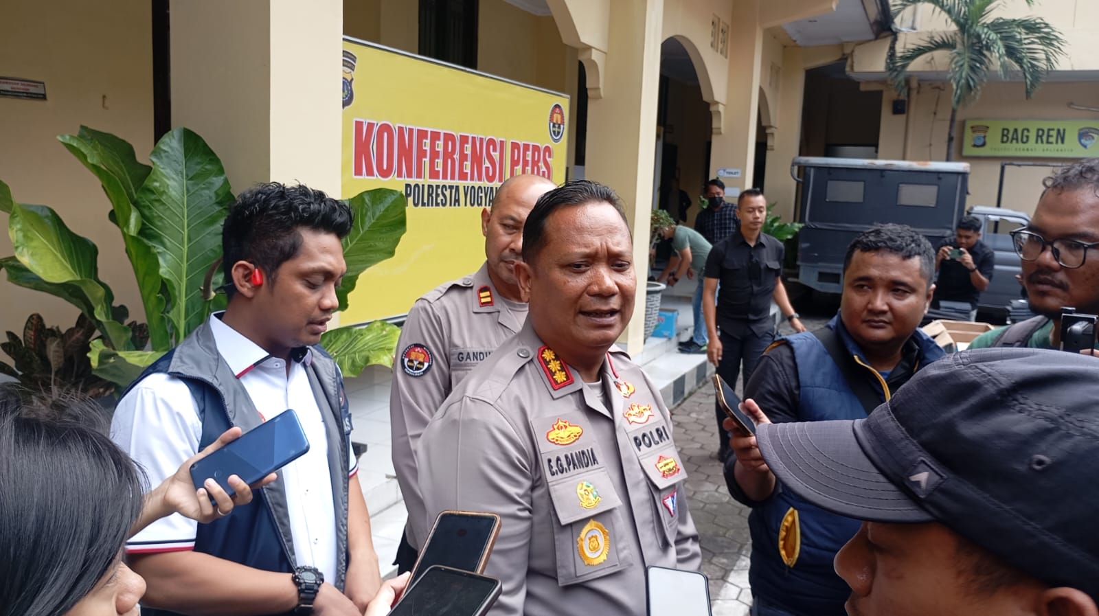 Kapolresta Yogyakarta Kombes Pol Eva Guna Pandia saat ditemui, Rabu (7/1/2026).