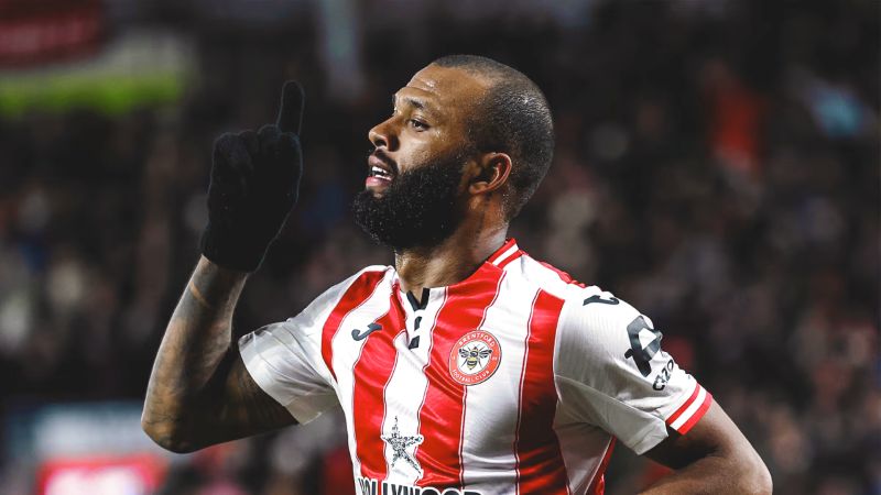 Selebrasi Igor Thiago dalam kemenangan Brentford atas Sunderland di Premier League