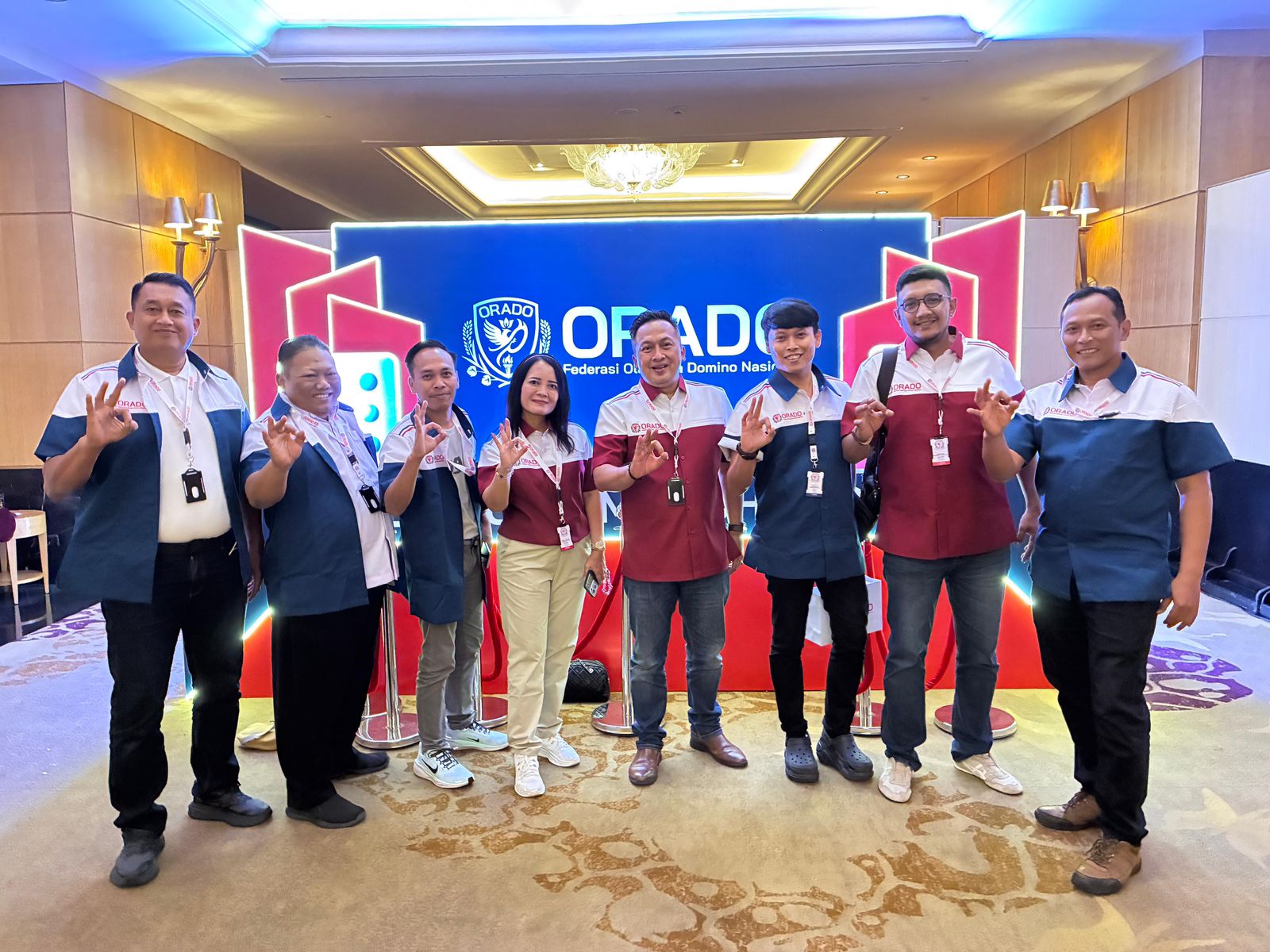 Rapat Kerja Nasional (Rakernas) Pengurus Besar Olahraga Domino (ORADO).