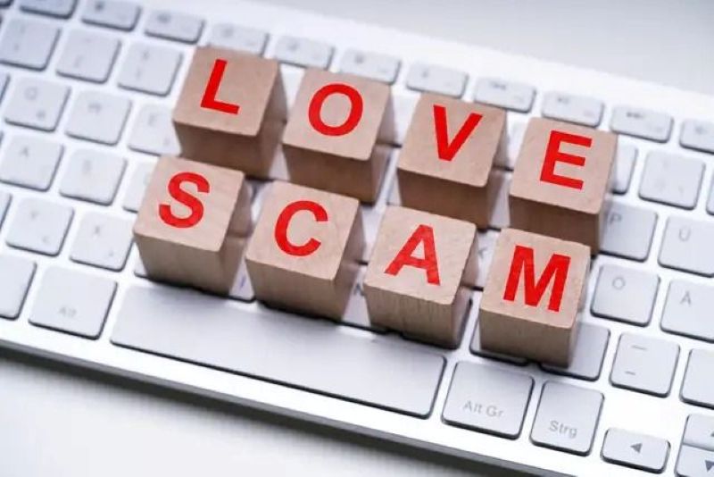 Ilustrasi Love Scam.