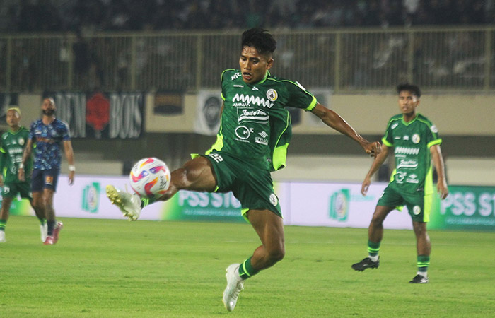 Dokumen PSS Sleman  Gelandang muda PSS Sleman Muhammad Junior Haqi.