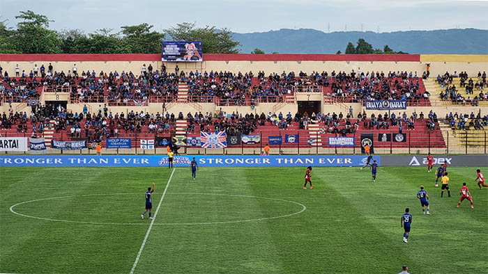 Pertandingan antara PSIM Jogja di SSA Bantul.