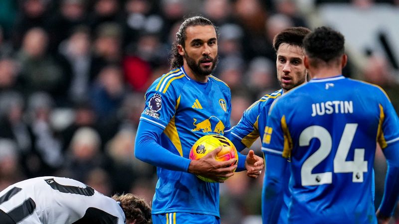 Para pemain Leeds United dalam kekalahan atas Newcastle United