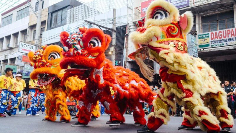 Tari Barongsai Perayaan Imlek.