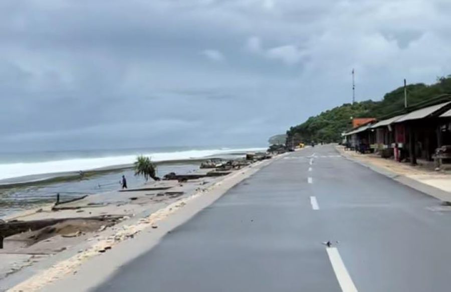 Tampilan baru Pantai Sepanjang (tiktok/@pantaiselatanese)
