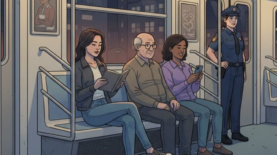 Ilustrasi Keamanan bagi Perempuan di Transportasi Umum (AI Generated)