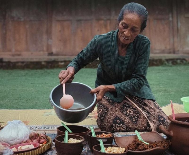 Dawet sambel Kulon Progo Nyi Ponirah.