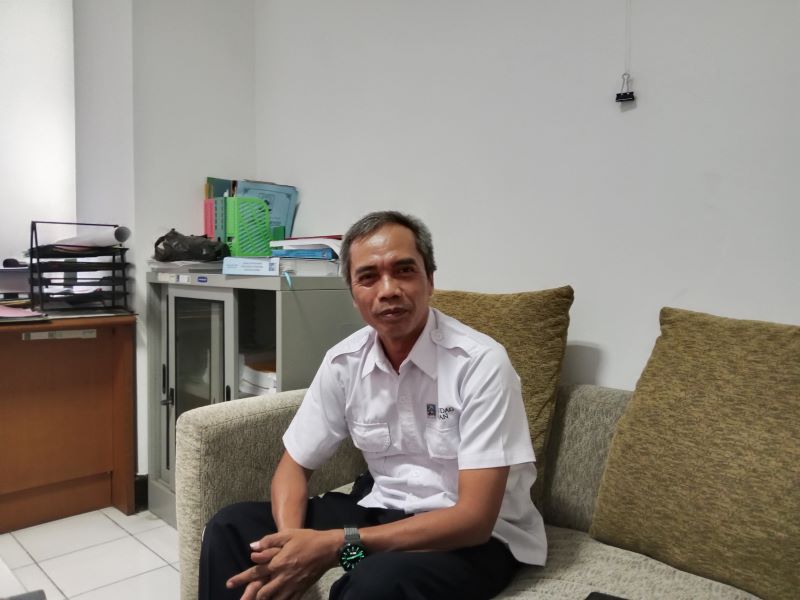 Kepala Bidang Pengelolaan Fasilitas Perdagangan Tradisional Disperindag Sleman Purwoko Haryadi
