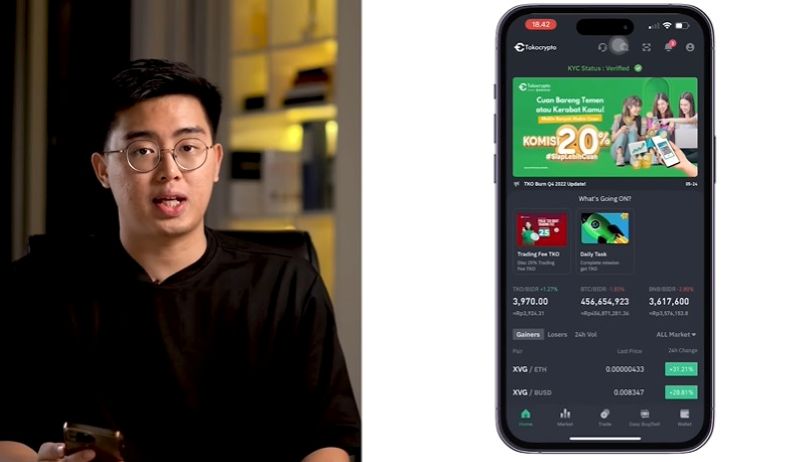 Timothy Ronald yang kini menjadi sorotan setelah dilaporkan terkait dugaan penipuan investasi kripto.