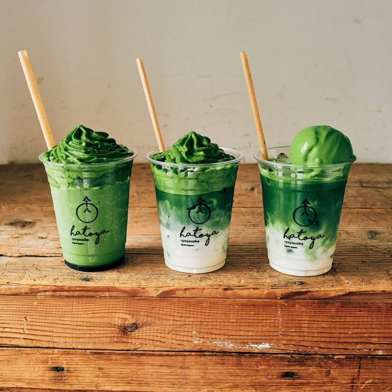 Minuman Matcha dari Hatoya Indonesia.