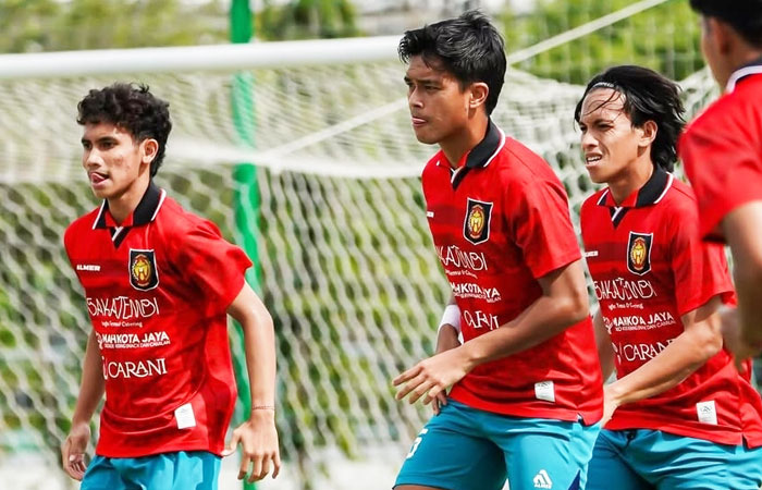 Para pemain Persiba Bantul.