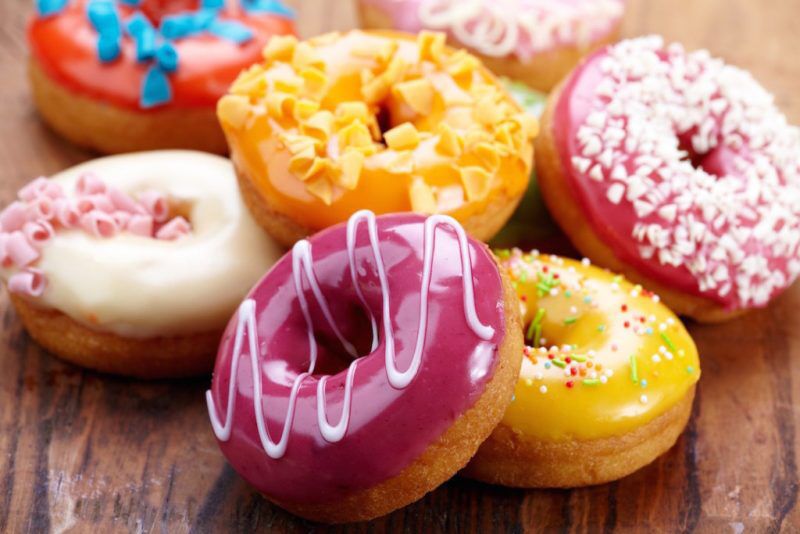 Sajian donat enak.