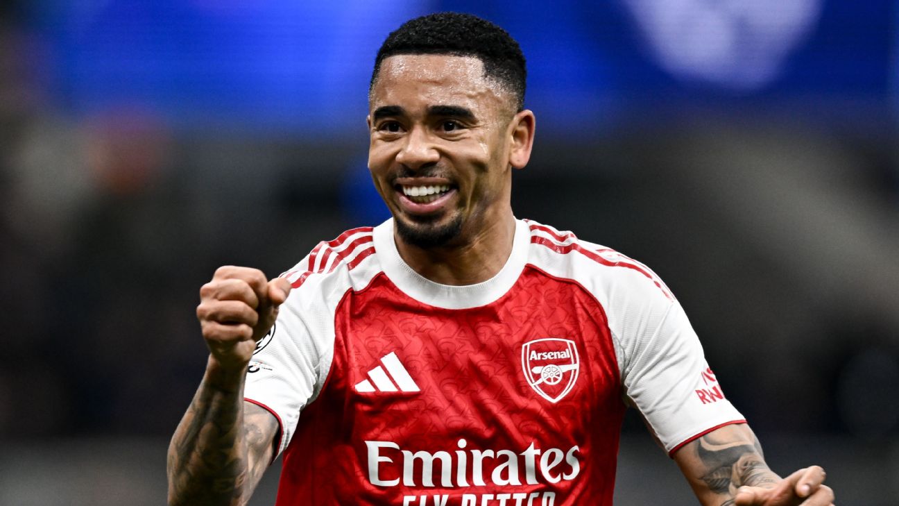 Gabriel Jesus cetak brace dalam kemenangan Arsenal atas Inter di Liga Champions