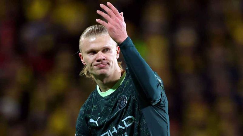 Ekspresi kekecewaan Erling Haaland saat Manchester City takluk dari Bodo/Glimt di Liga Champions