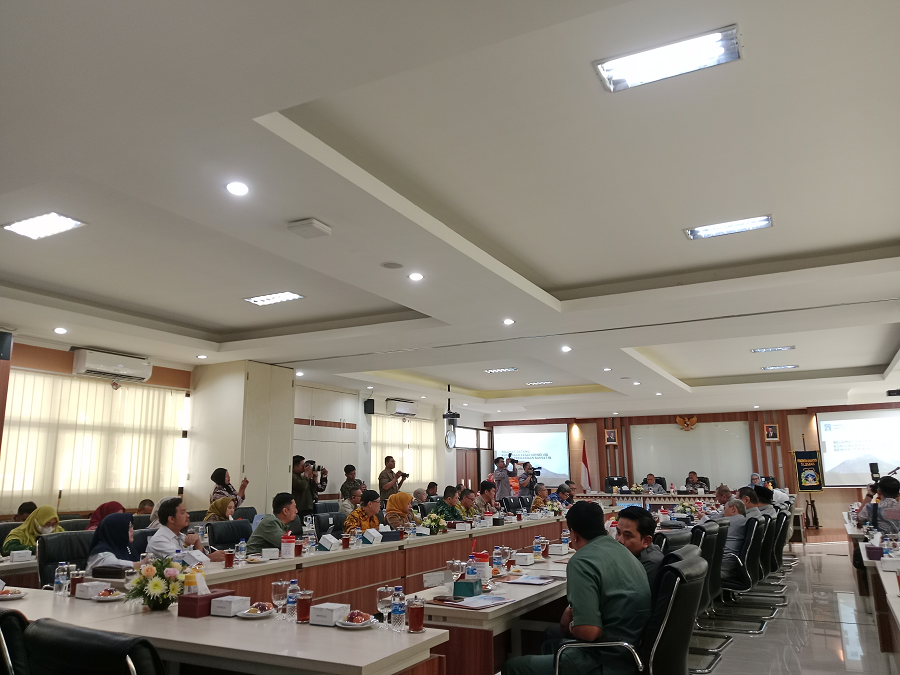 Peninjauan Komisi VIII DPR RI terkait kesiapsiagaan bencana Kabupaten Sleman.