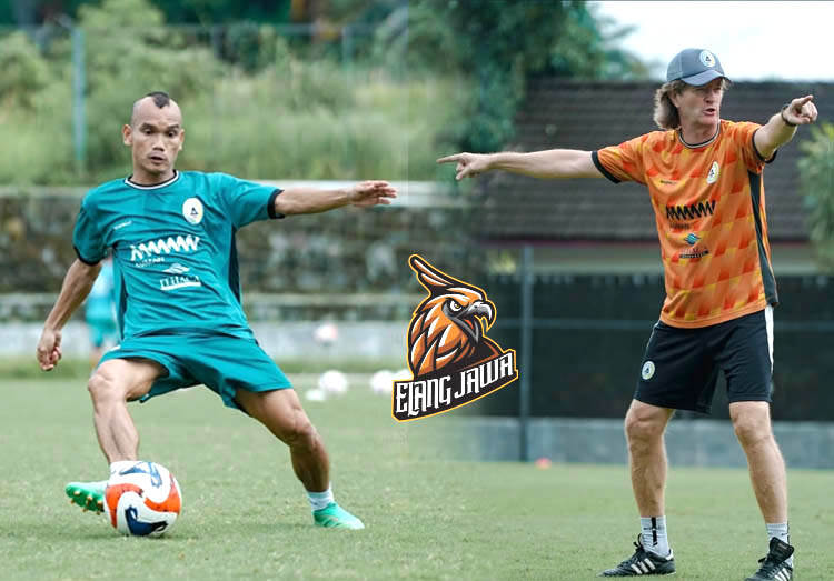 PSS Sleman saat menjalani sesi latihan