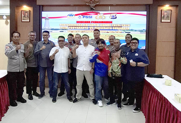 Brajamusti saat pertemuan di Polda DIY.