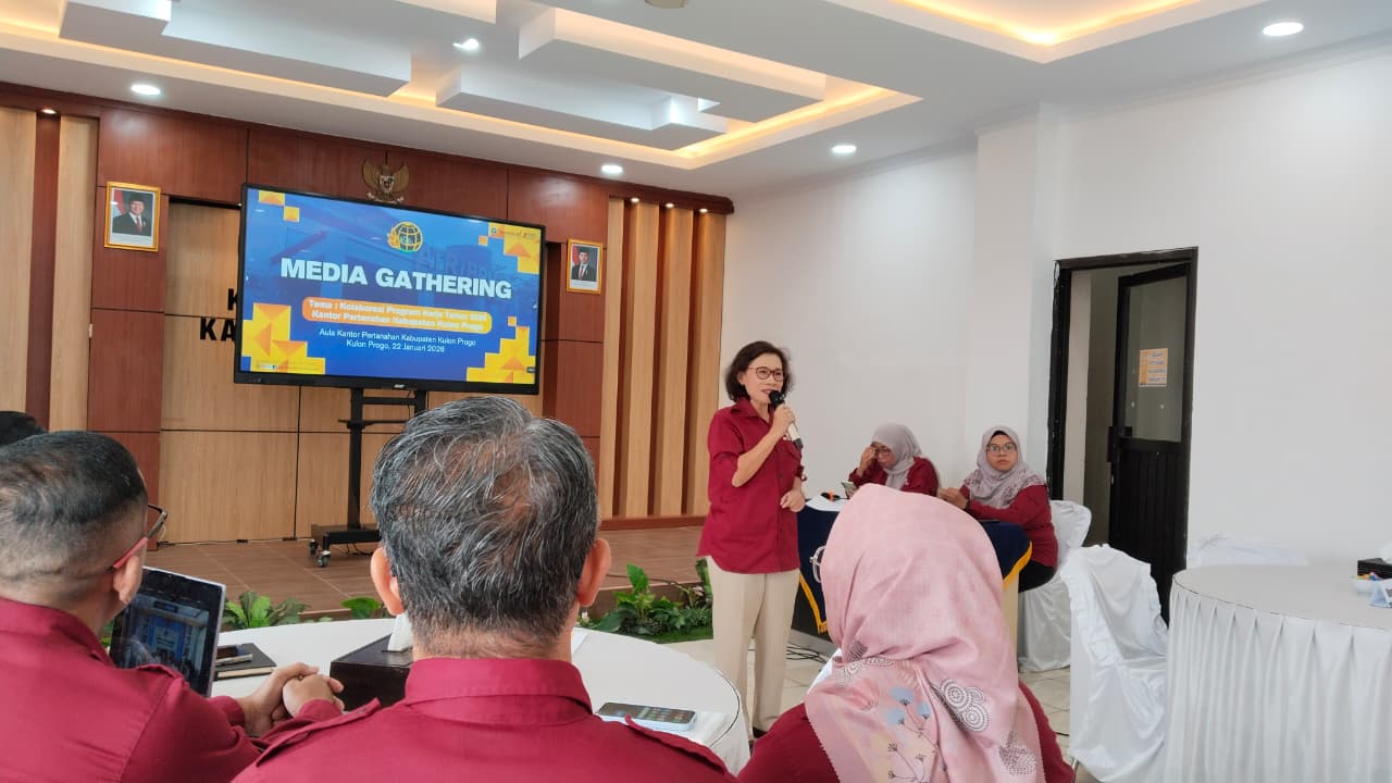 Kantah Kabupaten Kulon Progo menyelenggarakan kegiatan Media Gathering di kantor setempat, Kamis, (22/1/2026).