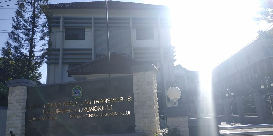 Kantor Disdagnaker Gunungkidul.