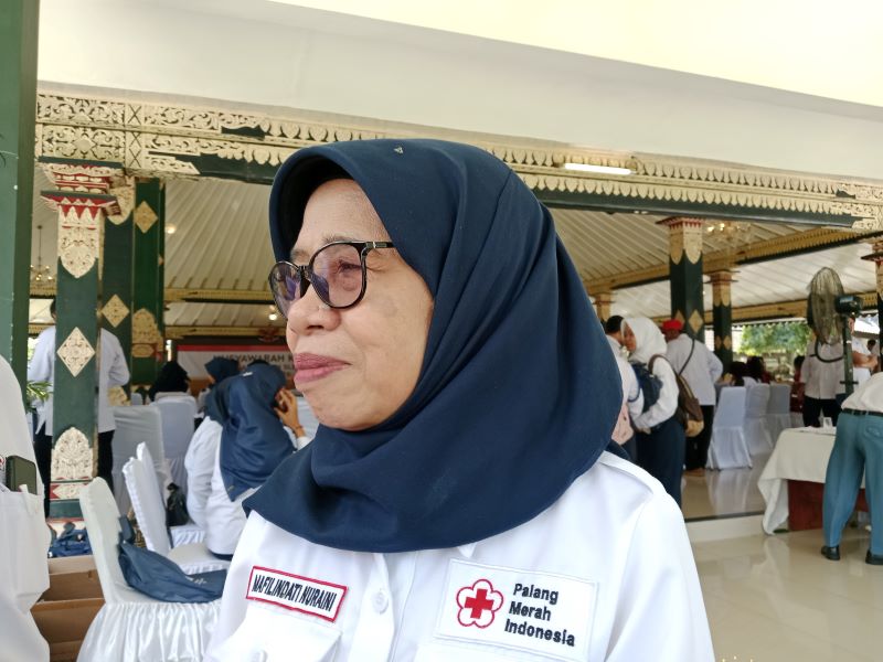Ketua PMI Sleman Mafilindati Nuraini
