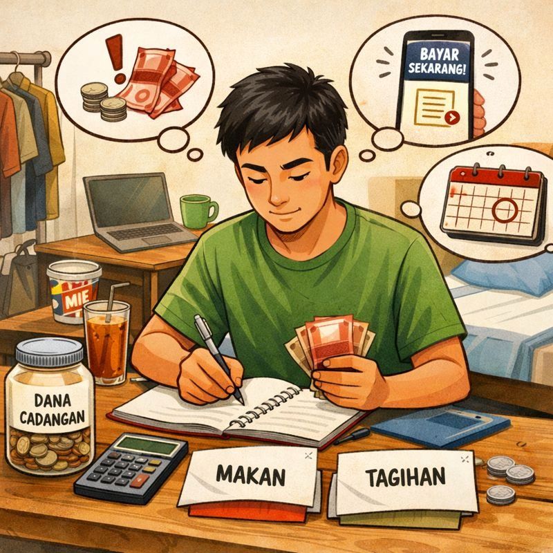 Mengatur keuangan  buanganala anak kost.