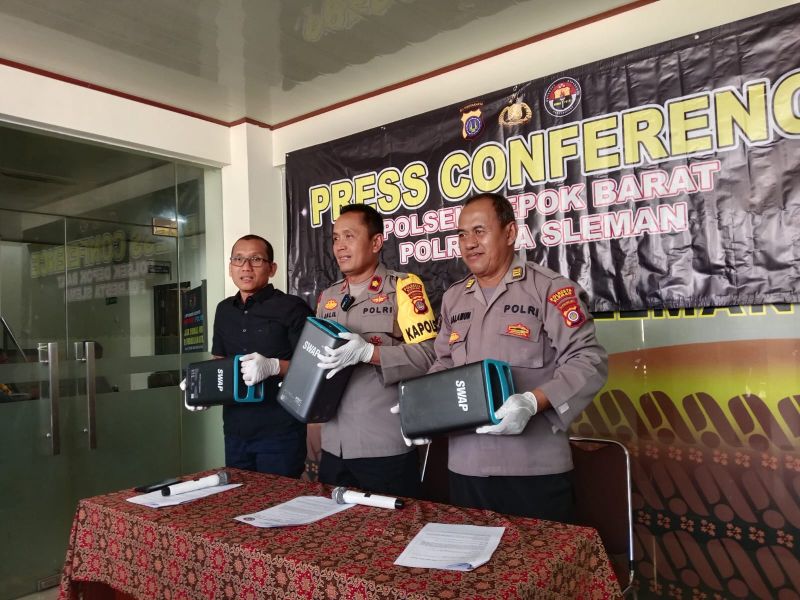 Ungkap kasus Polsek Depok Barat.&nbsp;