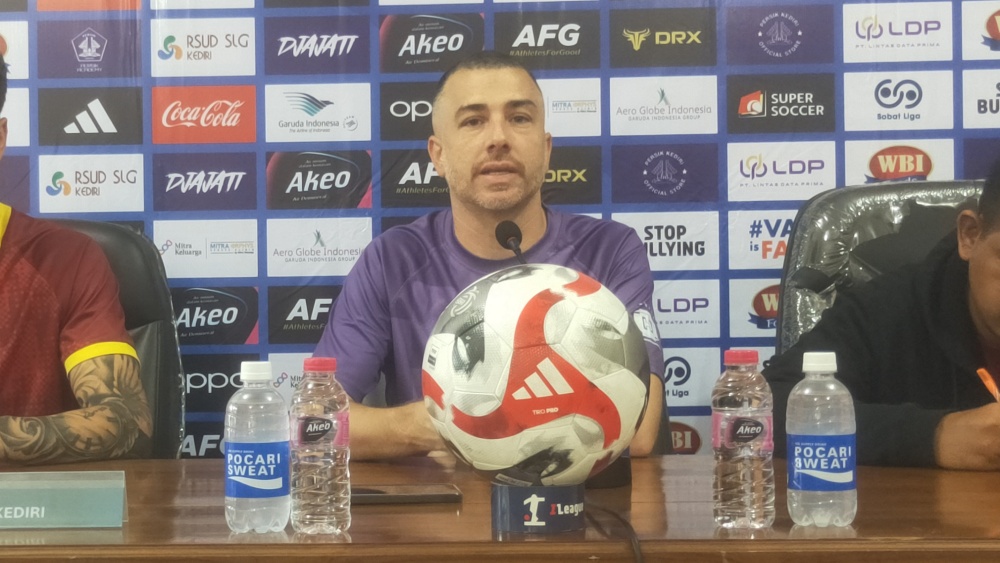 Pelatih Persik Kediri, Marcos Reina yakin tim besutannya bisa meraih kemenangan atas Bali United