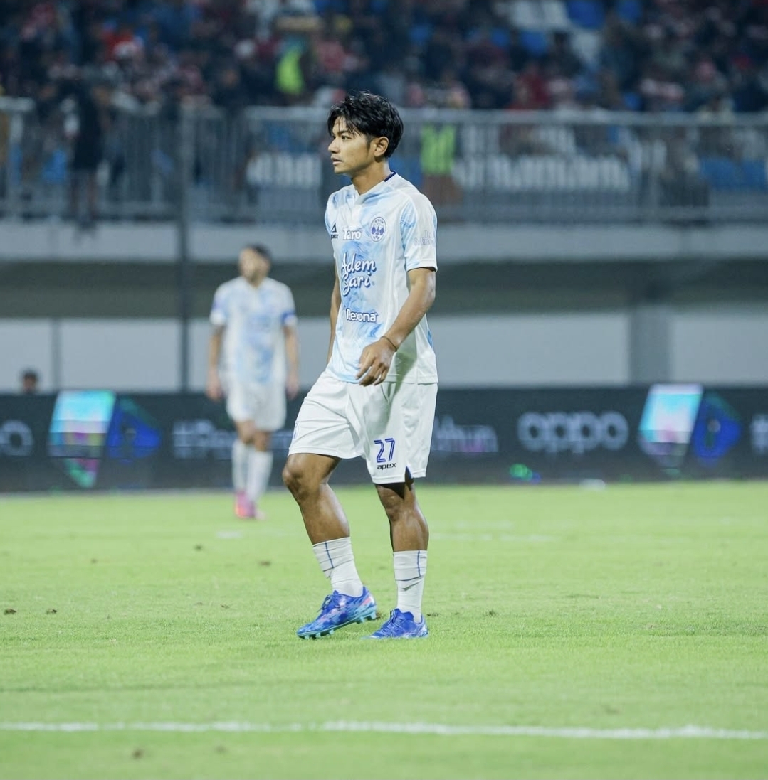 Pemain PSIM Jogja Riyatno Abiyoso.