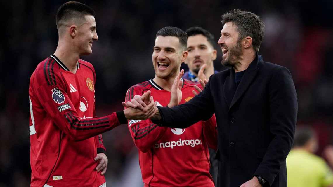 Pelatih Manchester United, Michael Carrick gambarkan Benjamin Sesko sebagai talenta besar