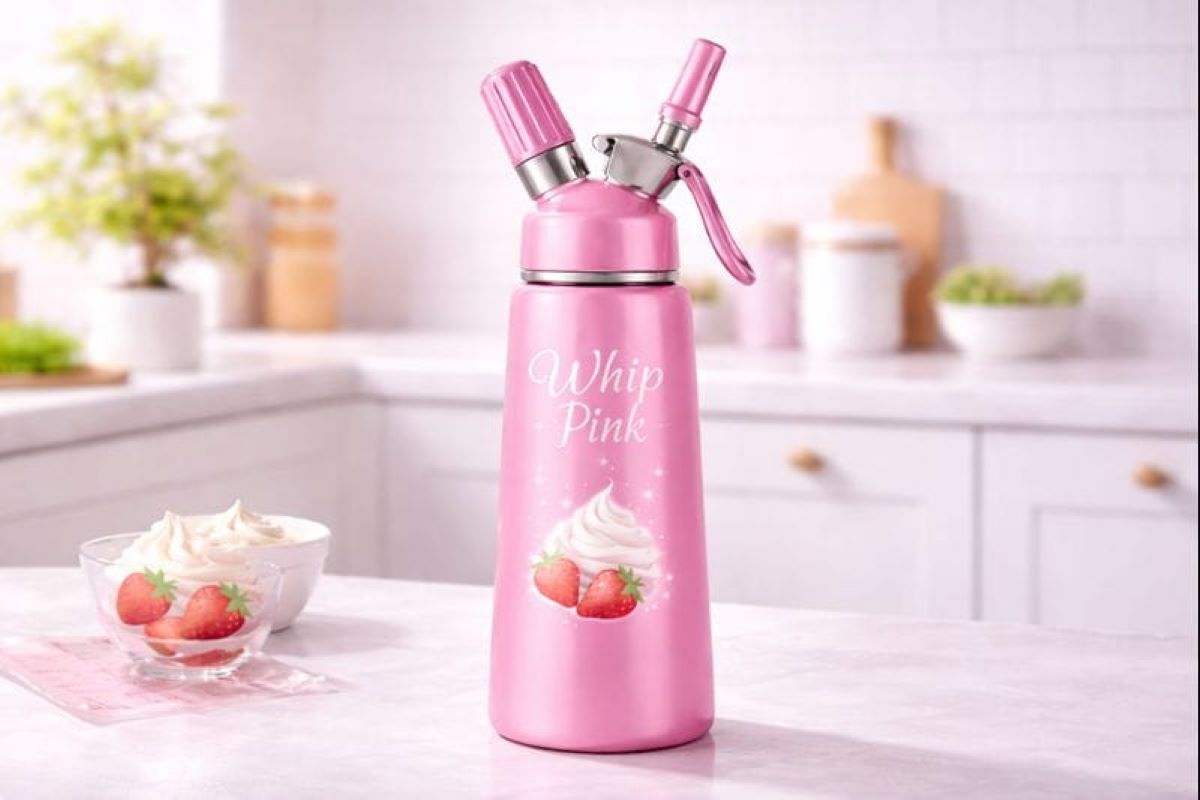 Whip Pink, pengembang krim makanan mengandung gas N20 yang disebut sebagai Gas Tertawa diketahui berbahaya jika disalahgunakan (AI Image Generator/ChatGPT)