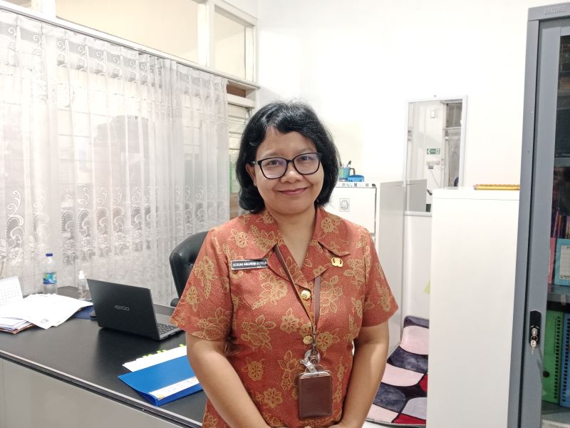 Kepala Bidang Kesehatan Masyarakat Dinkes Sleman Seruni Angreni Susila