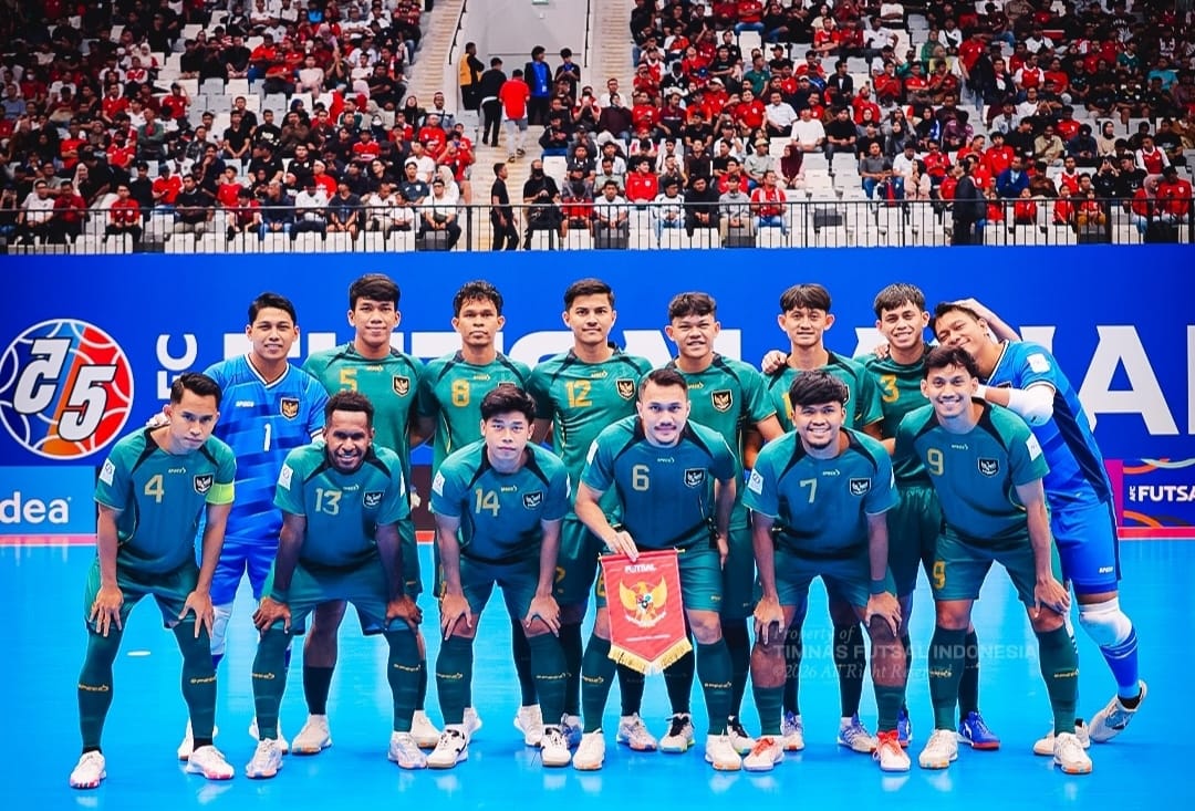 Pemain Timnas Futsal Indonesia di AFC Futsal Asian Cup 2026