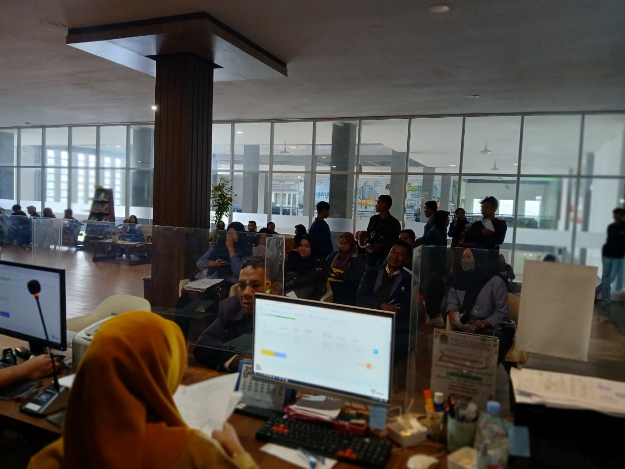 Terjadi lonjakan pemohon reaktivasi peserta BPJS PBI di MPP Terminal Dhaksinarga Gunungkidul.
