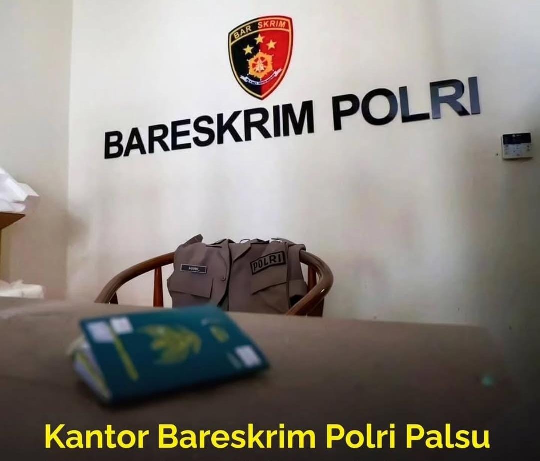 Salah satu ruangan palsu Bareskrim Polri di wilayah O