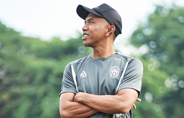Pelatih Persiba Bantul musim 2025/2026 Susanto saat melatih tim