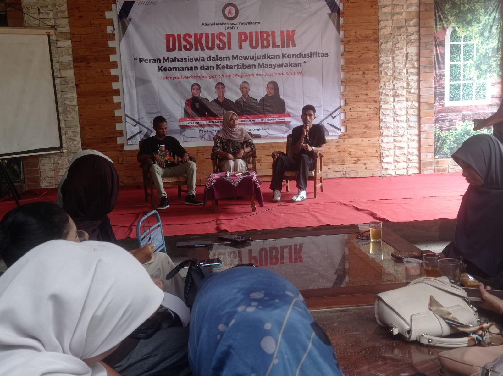 Diskusi Publik AMY: Menakar Peran Mahasiswa dalam Stabilitas Kamtibmas Yogyakarta