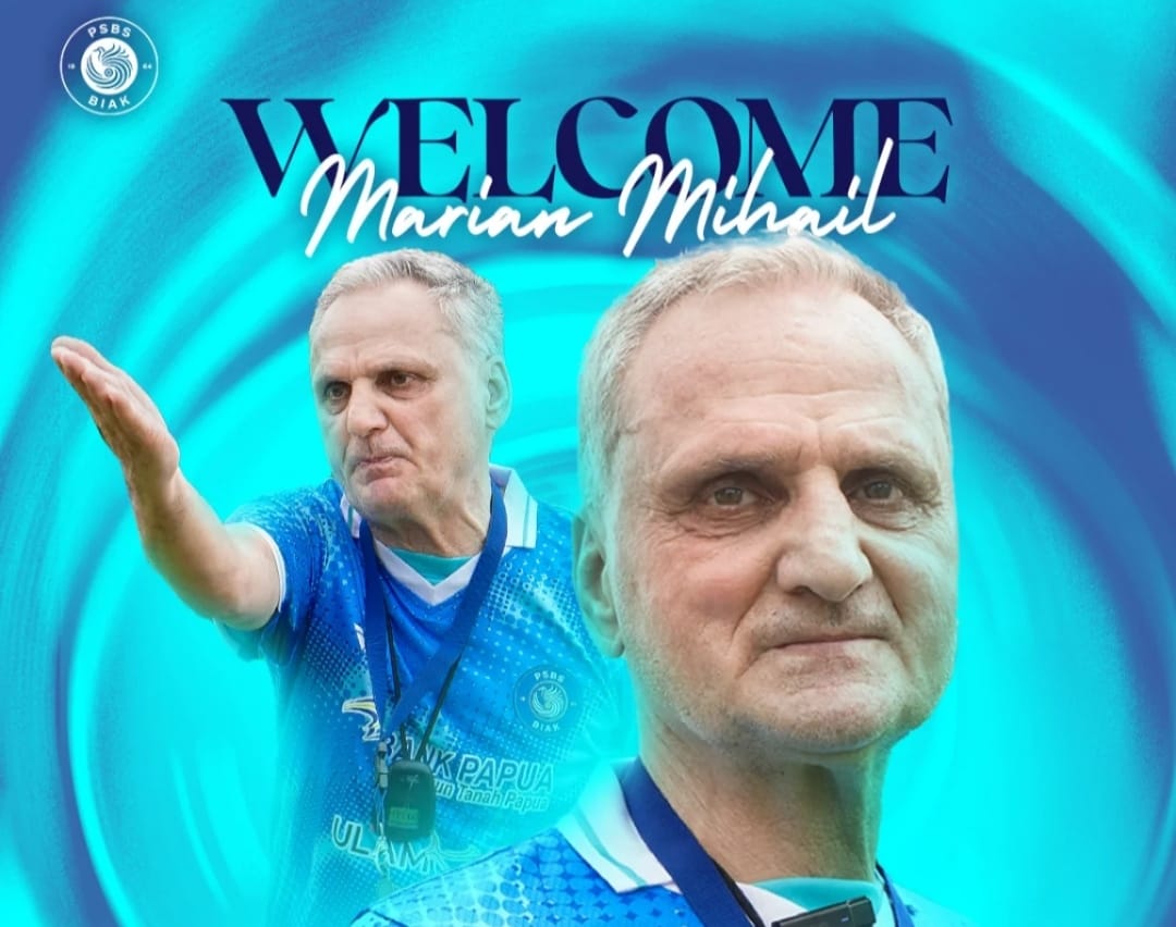 PSBS Biak resmi tunjuk Marian Mihail sebagai pelatih kepala untuk arungi sisa laga BRI Super League