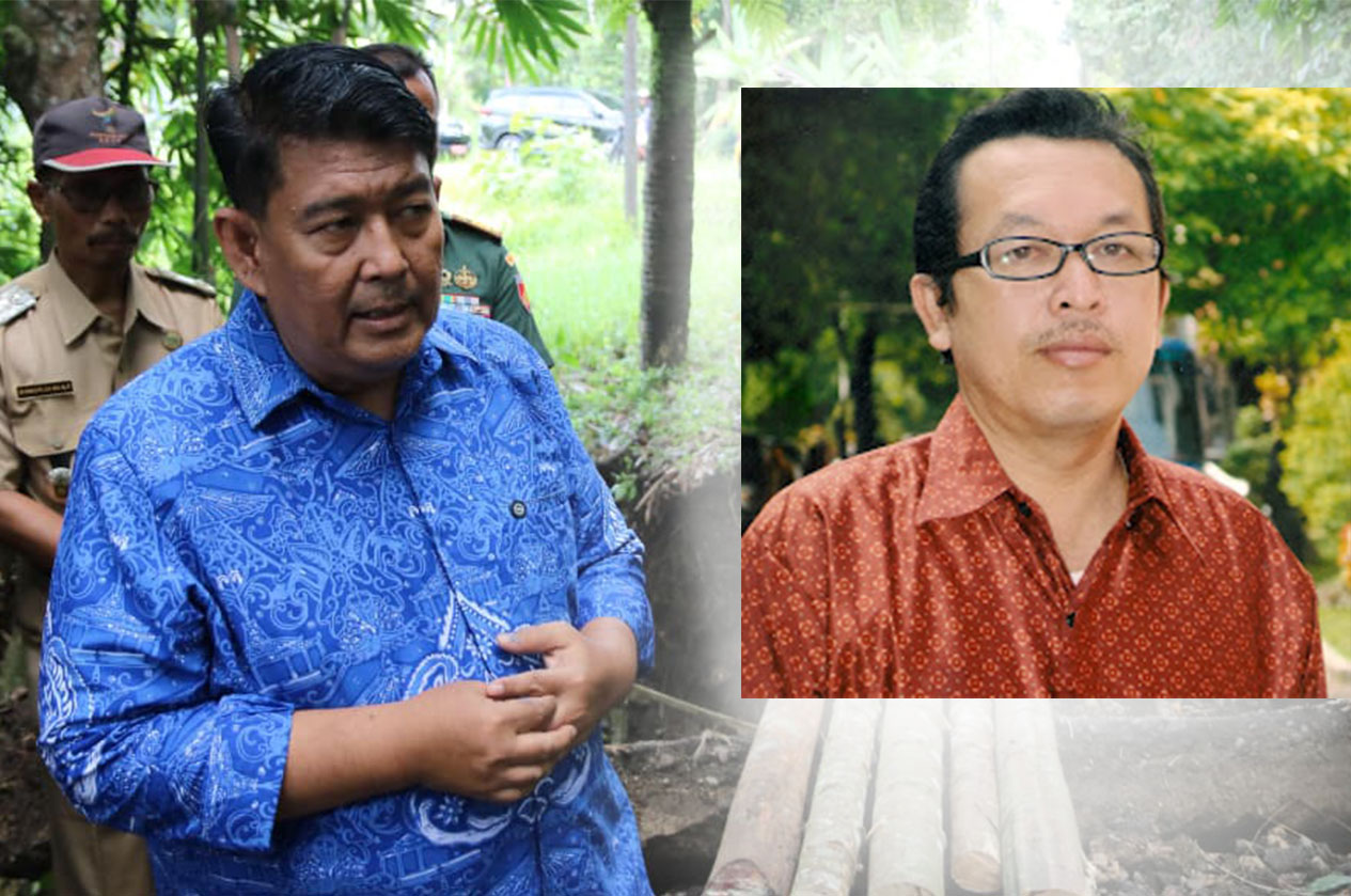 Bupati Kulon Progo Agung Setyawan dan Politisi PDIP Kulon Progo, Istana.
