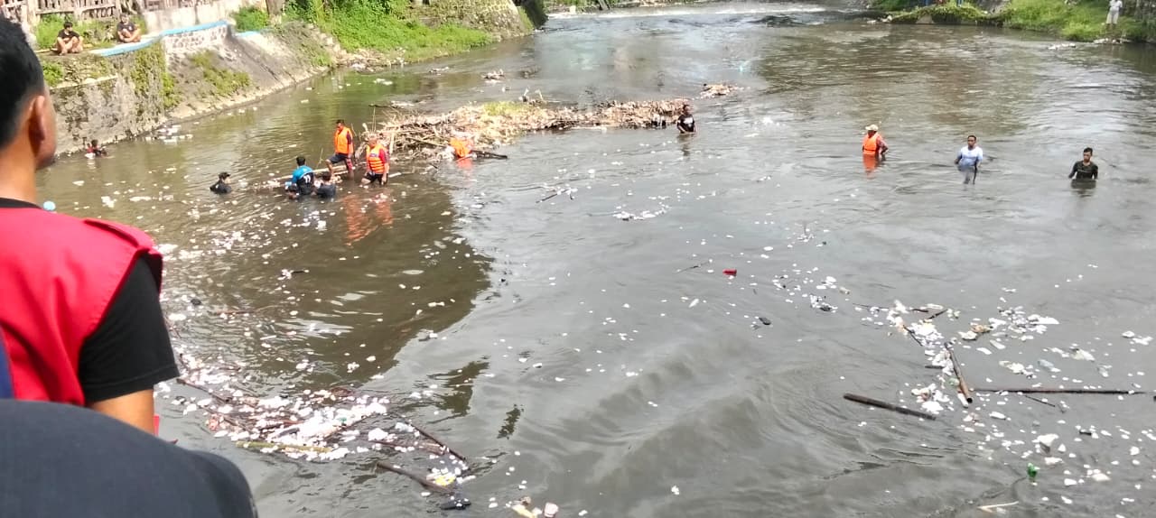 Lokasi tenggelamnya pelajar di Sungai Winongo