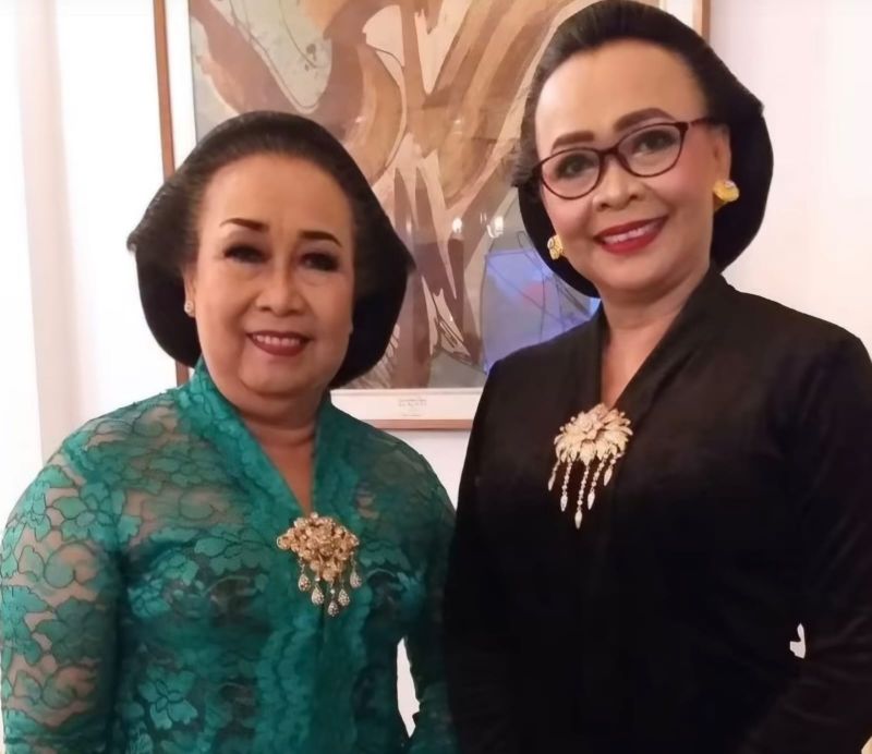 Momen kebersamaan Daruni Yutta bersama dengan mendiang Yu Beruk dalam acara pementasan.&nbsp;