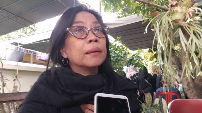 Suasana rumah duka almarhumah Sumisih Yuningsih atau Yu Beruk.&nbsp;