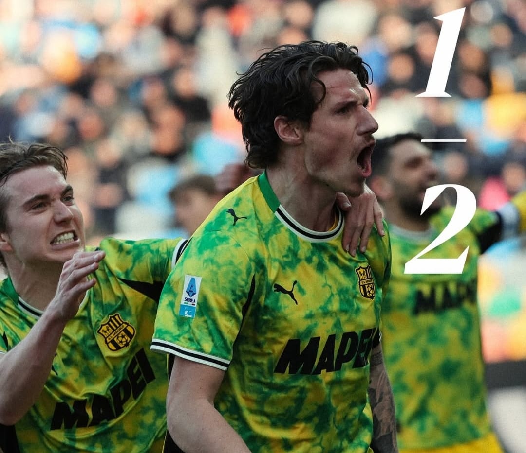 Sassuolo bangkit setelah ketertinggalan untuk meraih tiga poin melawan Udinese pada giornata ke-25 Serie A