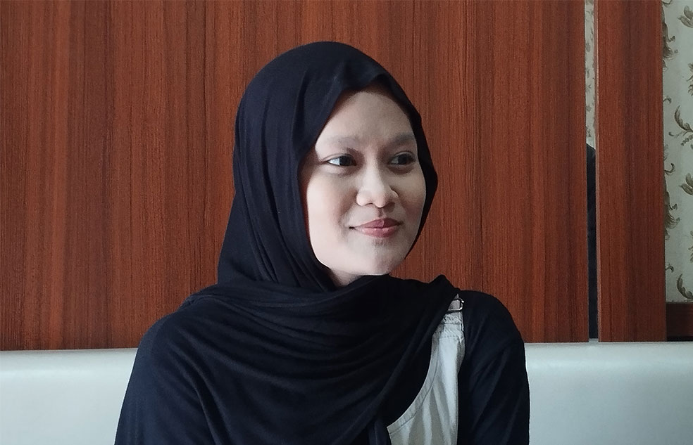 FOKUS IBADAH: Vania Ulayya tercatat sebagai calon jamaah haji termuda asal Bantul yang akan berangkat pada musim haji tahun ini.