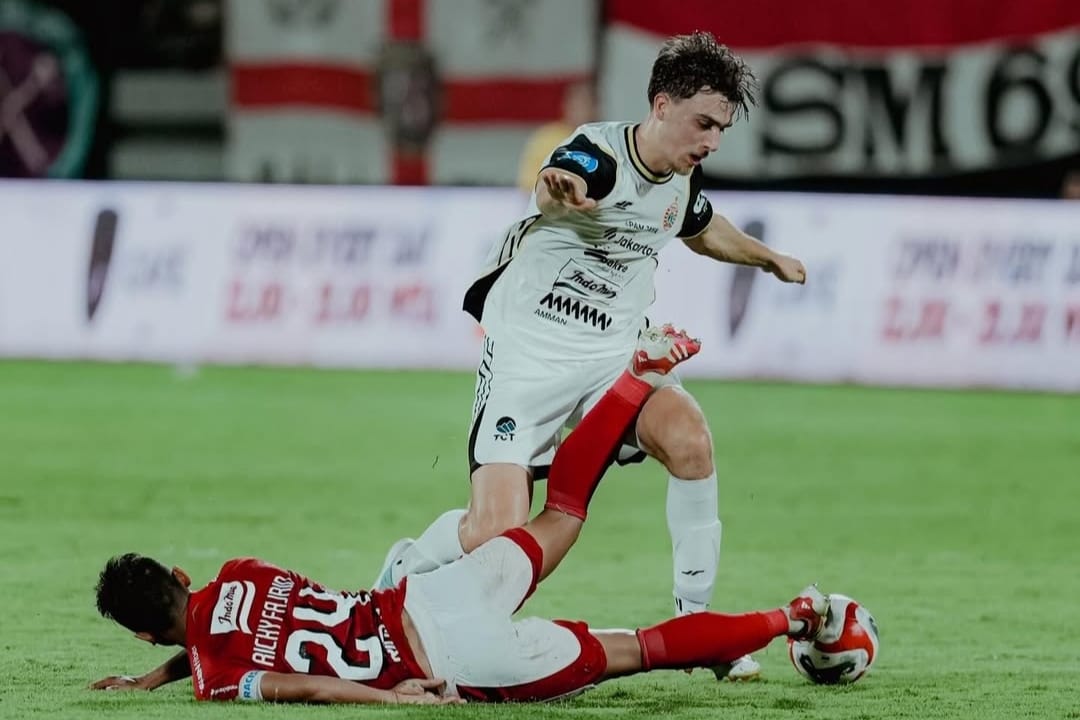 Mauro Zijlstra jalani debut bersama Persija Jakarta dalam kemenangan atas Bali United pada pekan ke-21 BRI Super League