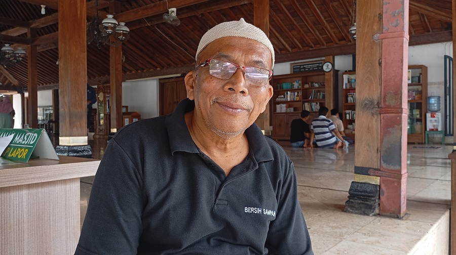AMANAH :&nbsp;Ketua II Takmir Masjid Gedhe Mataram Kotagede Herlin Susanto saat ditemui, Selasa (17/2/2026).